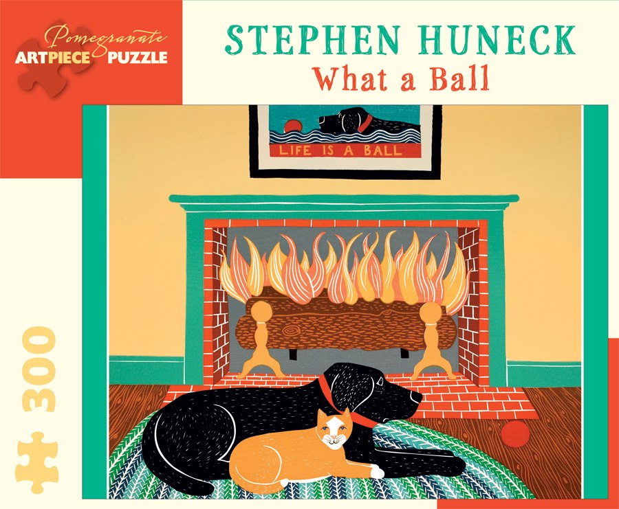 Huneck: What a Ball - 300pc Jigsaw Puzzle by Pomegranate