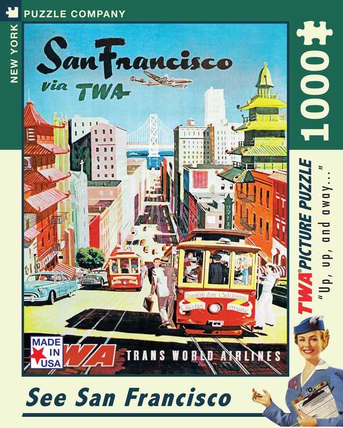 San Francisco - 1000pc Jigsaw Puzzle by New York Puzzle Co.
