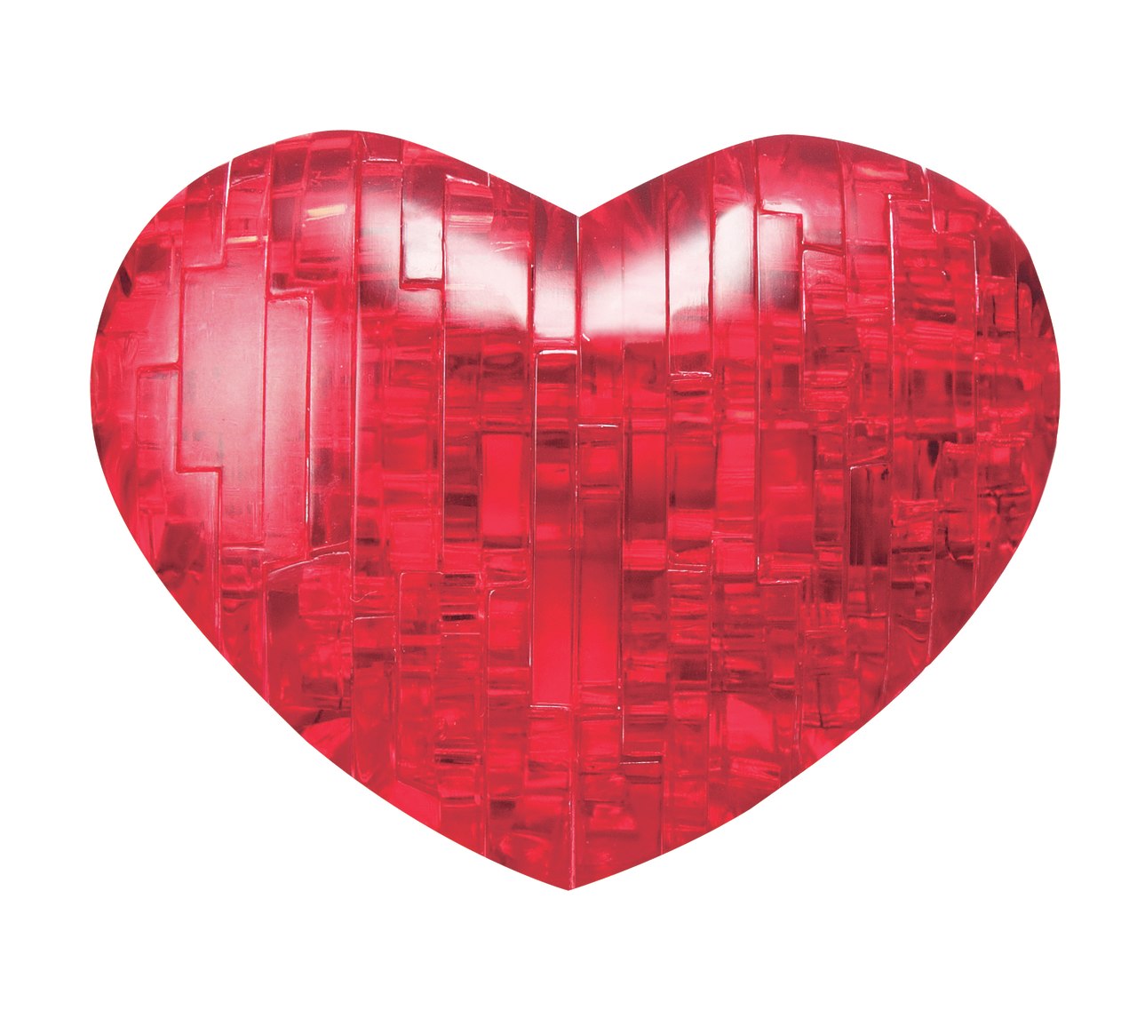 Heart (Red) - 3D Crystal Puzzle