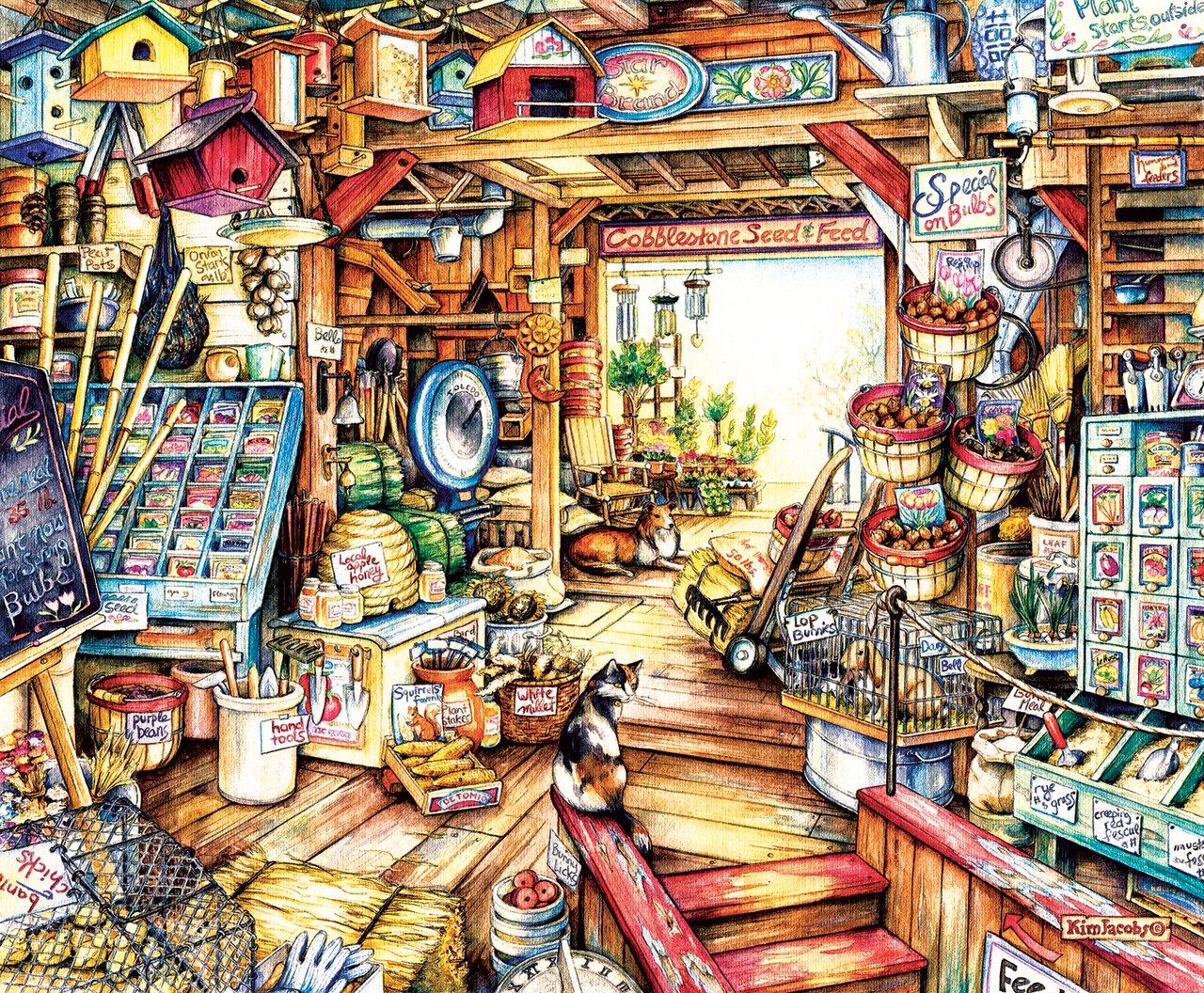 Seed and Feed - 1000pc Jigsaw Puzzle by Sunsout  			  					NEW