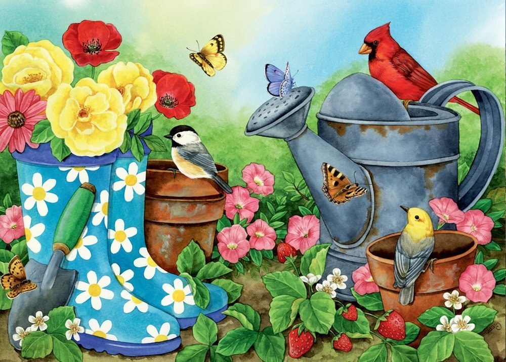 Garden Traditions - 300pc Large Format Jigsaw Puzzle by Ravensburger