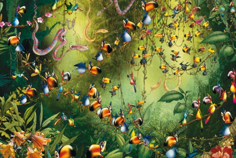 Ruyer: Toucans - 1000pc Jigsaw Puzzle by Piatnik  			  					NEW