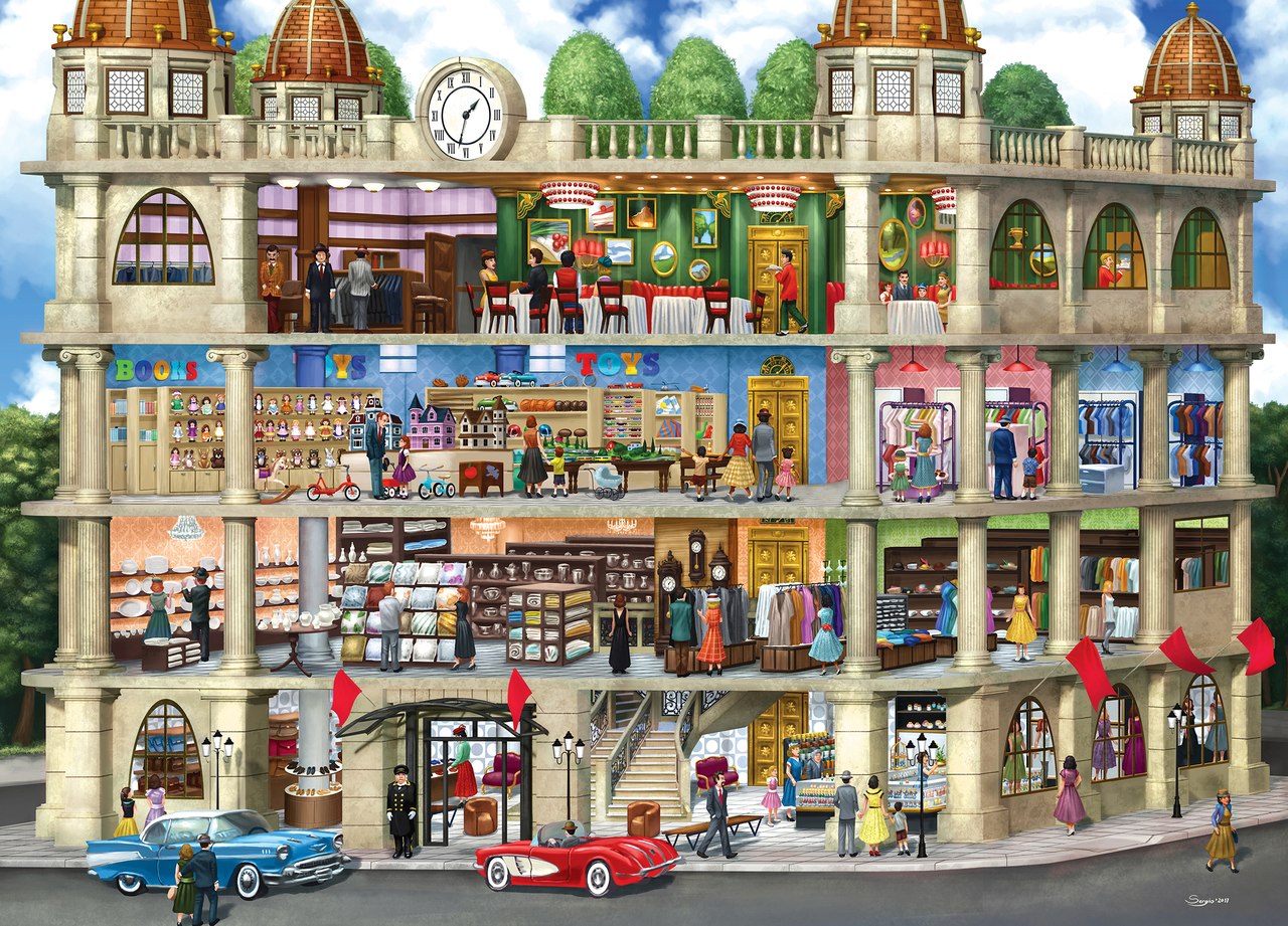 Fields Department Store - 1000pc Jigsaw Puzzle by Masterpieces  			  					NEW
