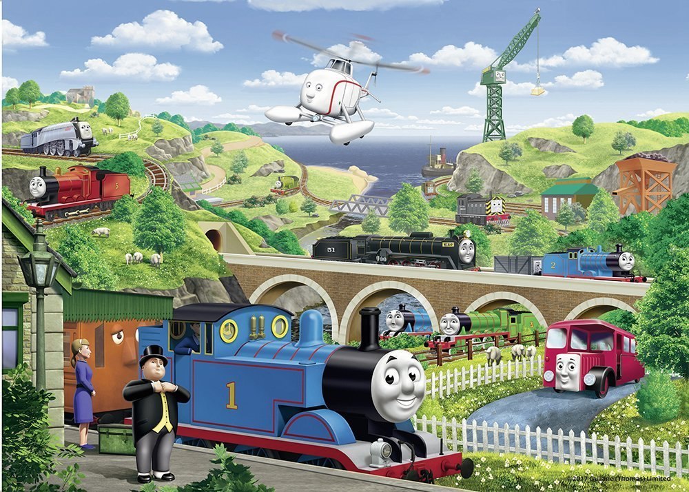 Thomas and Friends: Thomas & Friends -64pc Shaped Character Puzzle by Ravensburger