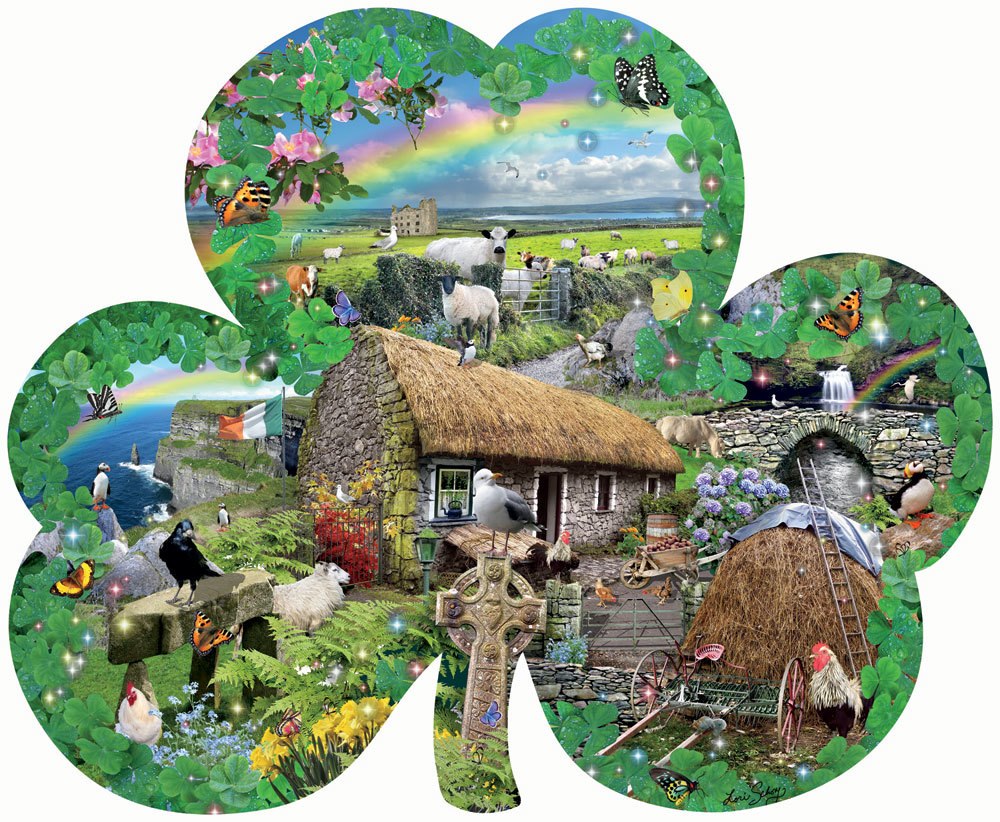 Irish Charm - 1000pc Shaped Jigsaw Puzzle By Sunsout