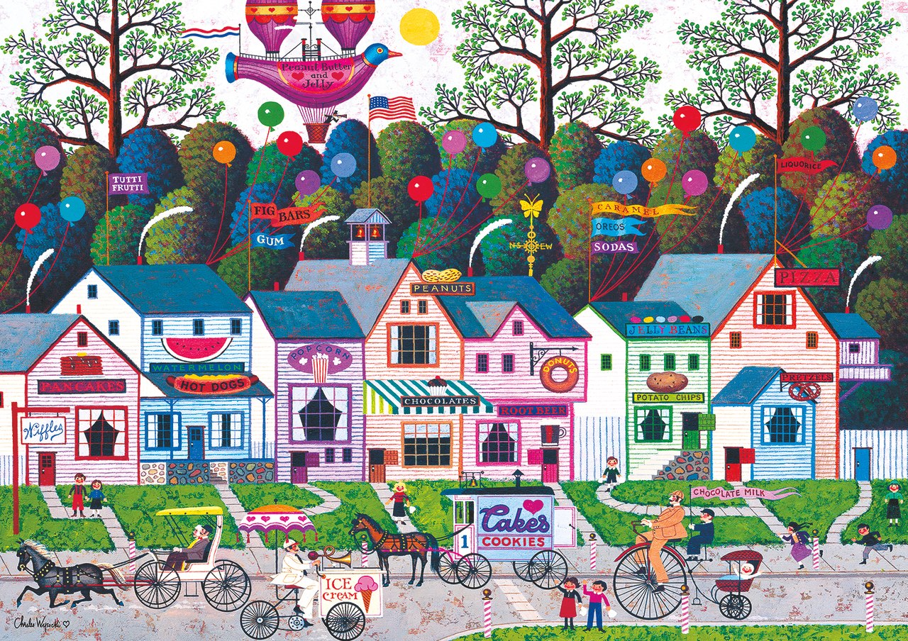 Confection Street - 500pc Jigsaw Puzzle By Buffalo Games