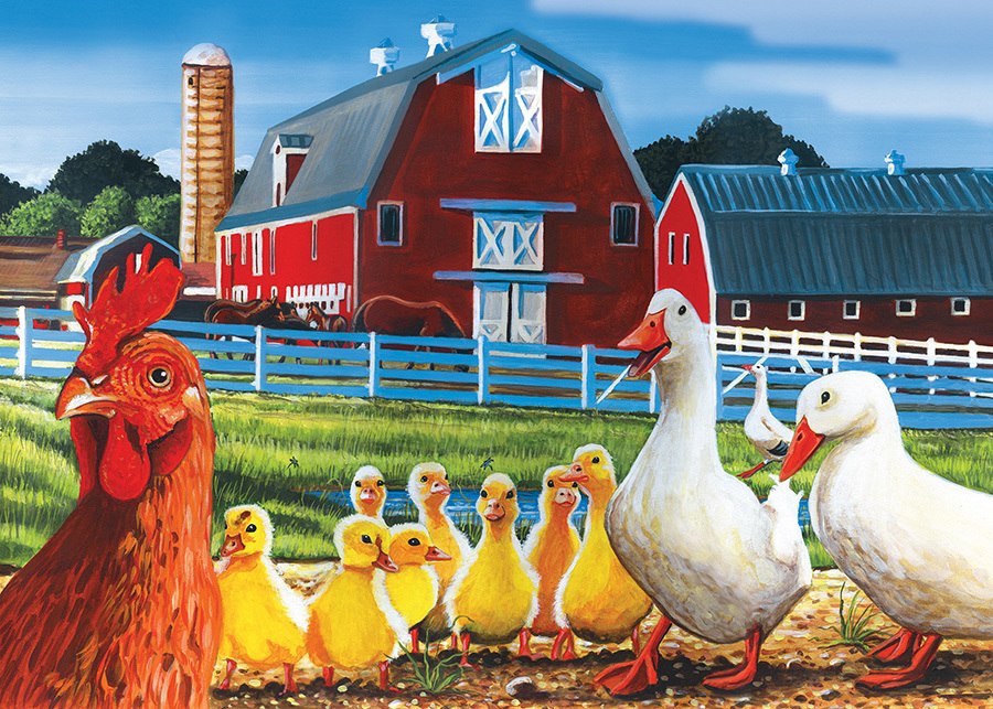 Dwight's Ducks - 35pc Tray Puzzle by Cobble Hill