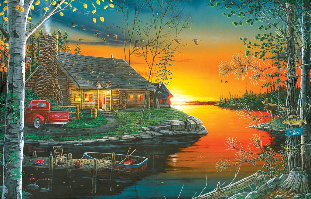 Autumn Glow - 1000pc Jigsaw Puzzle by SunsOut