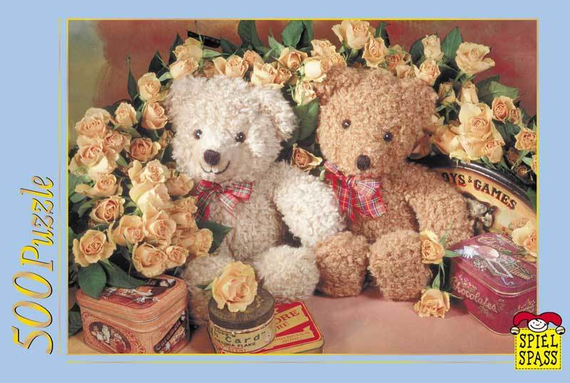 Romantic Teddies - 500pc Jigsaw Puzzle by Spiel Spass