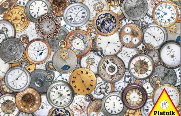 Timepieces - 1000pc Jigsaw Puzzle by Piatnik