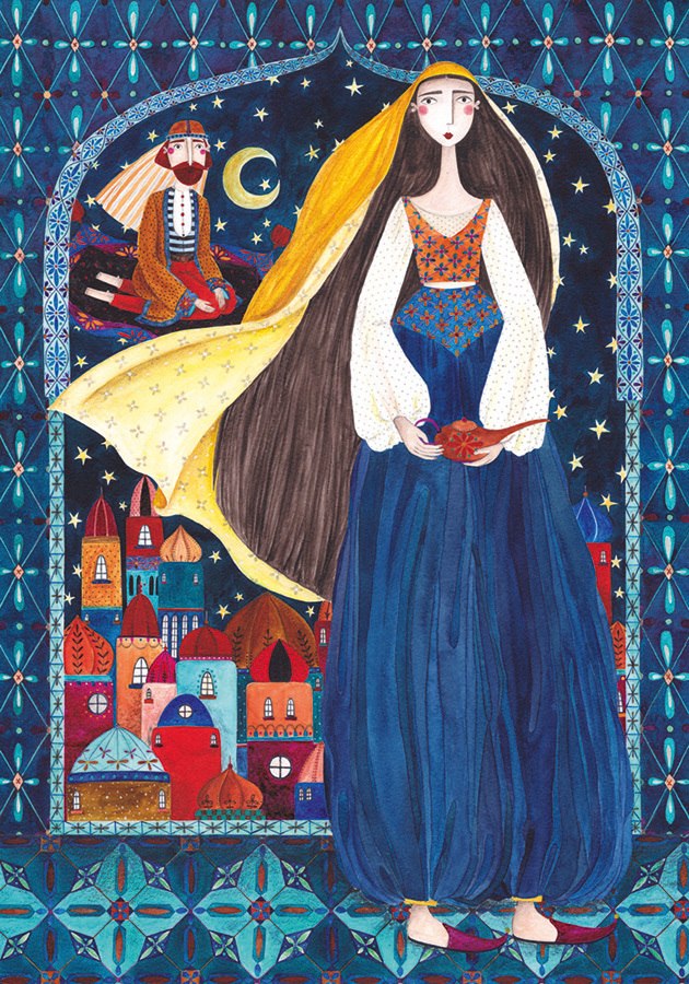 Andrea: Arabian Nights - 1000pc Jigsaw Puzzle by D-Toys