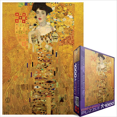 Klimt: Adele Bloch-Bauer I - 1000pc Jigsaw Puzzle by Eurographics