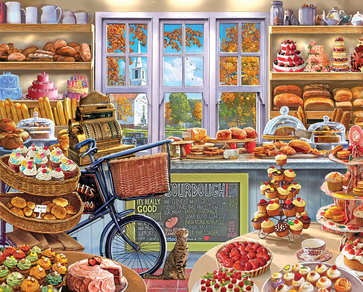 The Bakery - 1000pc Jigsaw Puzzle By White Mountain  			  					NEW