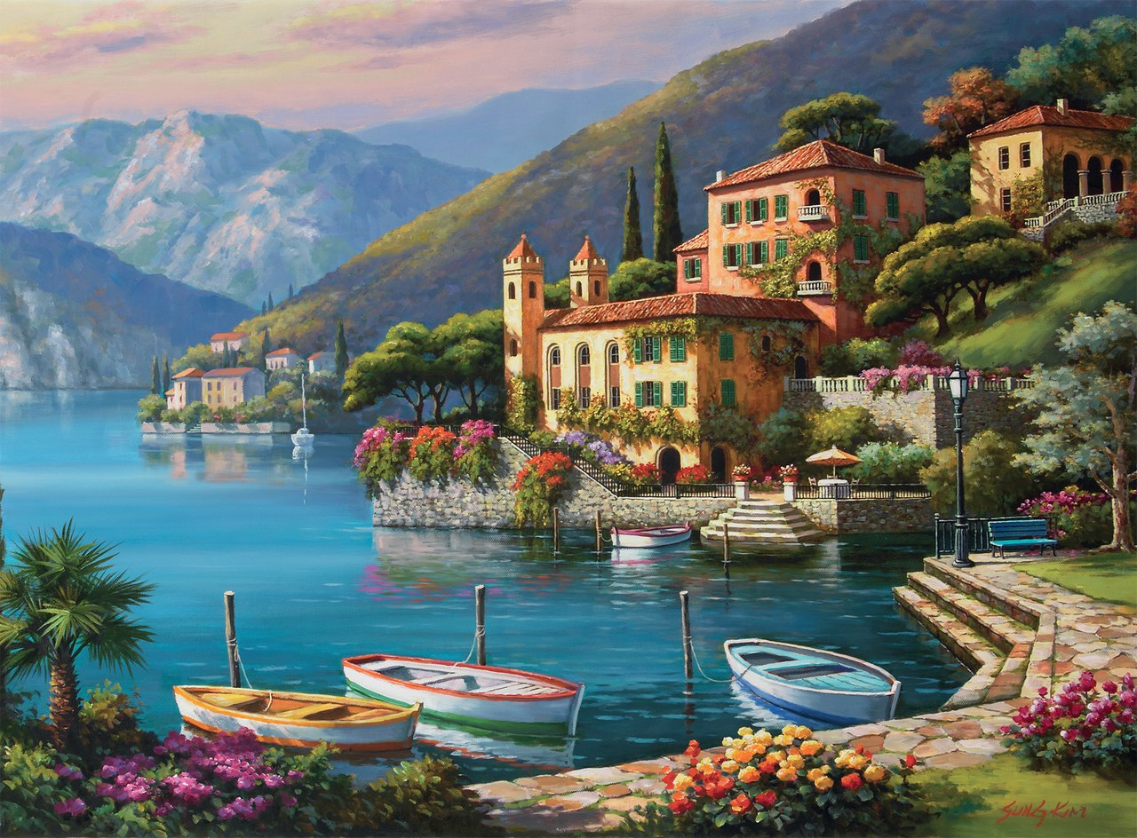 Villa Bella Vista - 500pc Jigsaw Puzzle By Ravensburger  			  					NEW