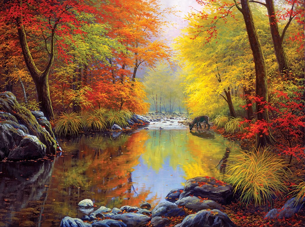 Autumn Sanctuary - 1000pc Jigsaw Puzzle by SunsOut