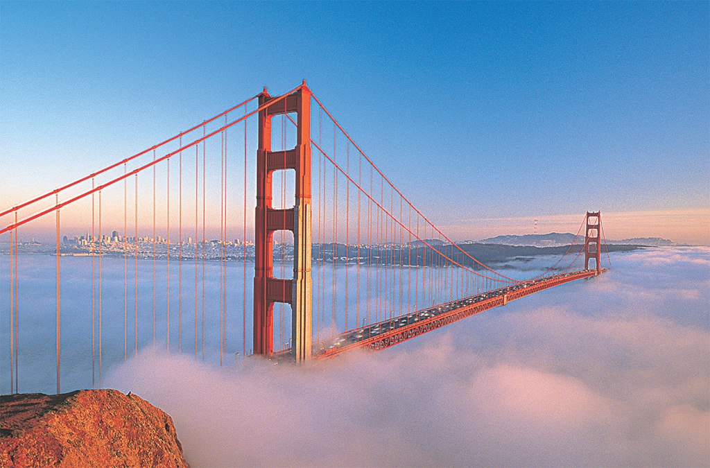 Golden Gate Bridge, San Francisco - 1500pc Jigsaw Puzzle by Tomax