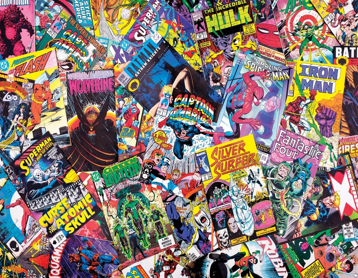 Comic Book Galore - 1000pc Jigsaw Puzzle By Springbok  			  					NEW