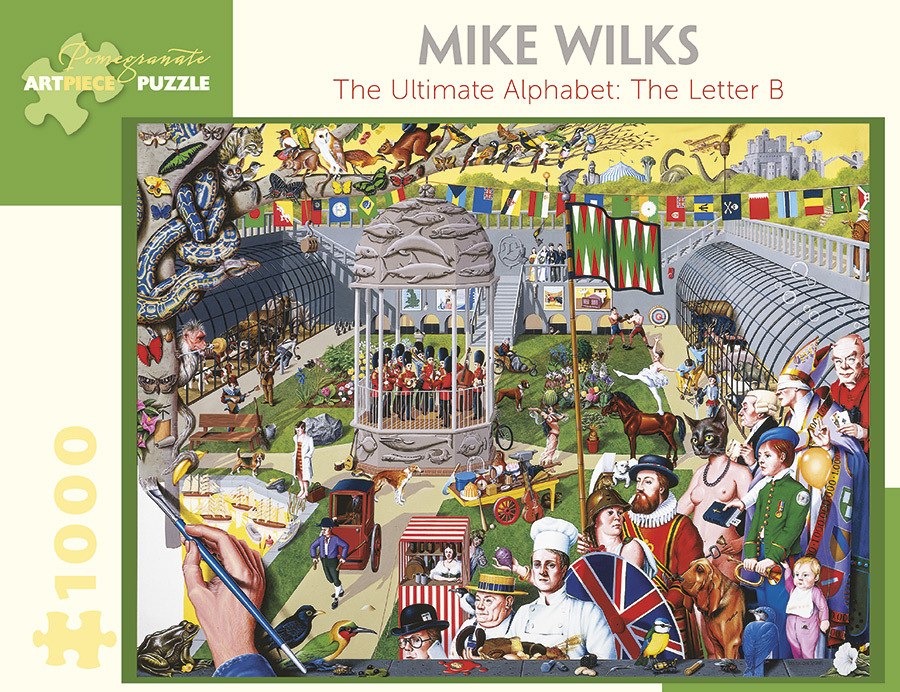 Wilks: The Ultimate Alphabet: The Letter B - 1000pc Jigsaw Puzzle by Pomegranate  			  					NEW