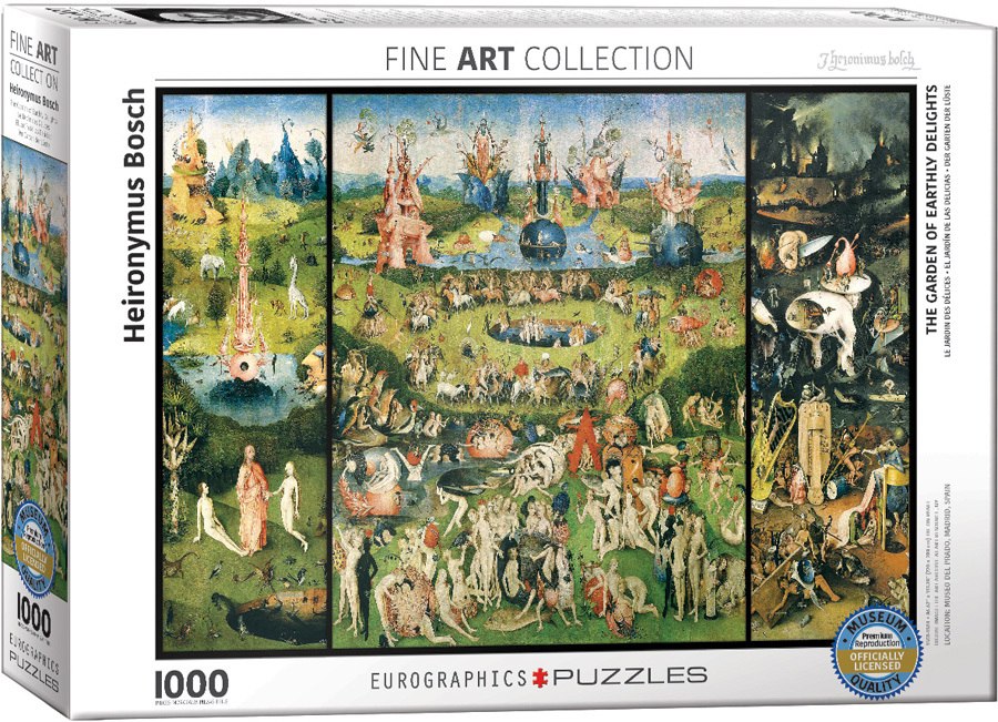 The Garden of Earthly Delights / Hieronimous Bosch - 1000pc Jigsaw Puzzle by Eurographics