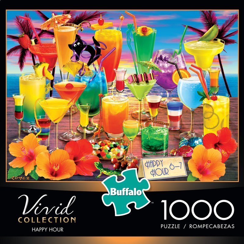 Vivid: HAPPY HOUR - 1000pc Jigsaw Puzzle by Buffalo Games - image 1