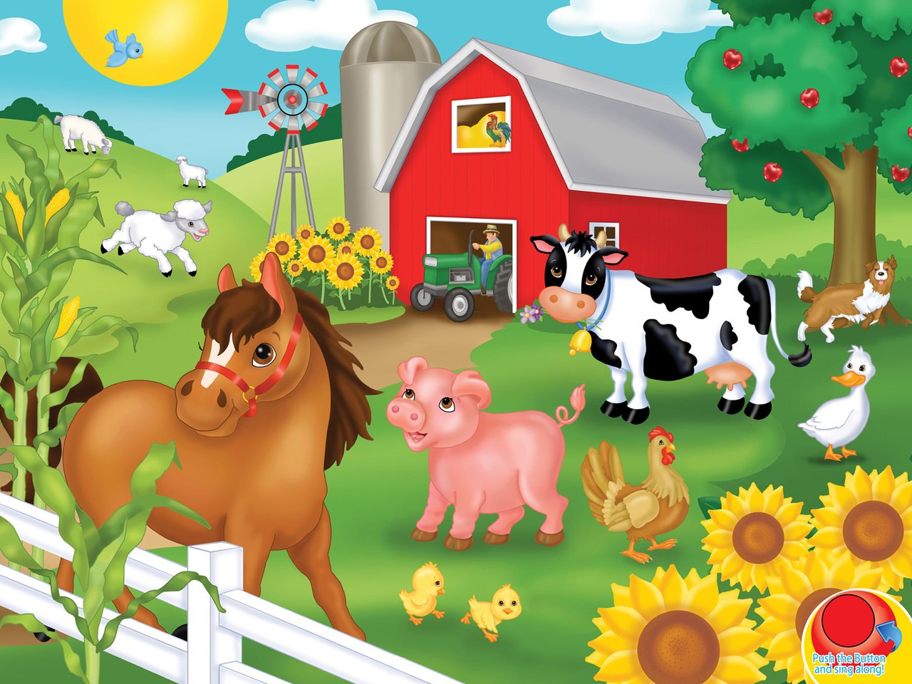 Sing a Long: Old McDonald - 24pc Sound Puzzle by Masterpieces