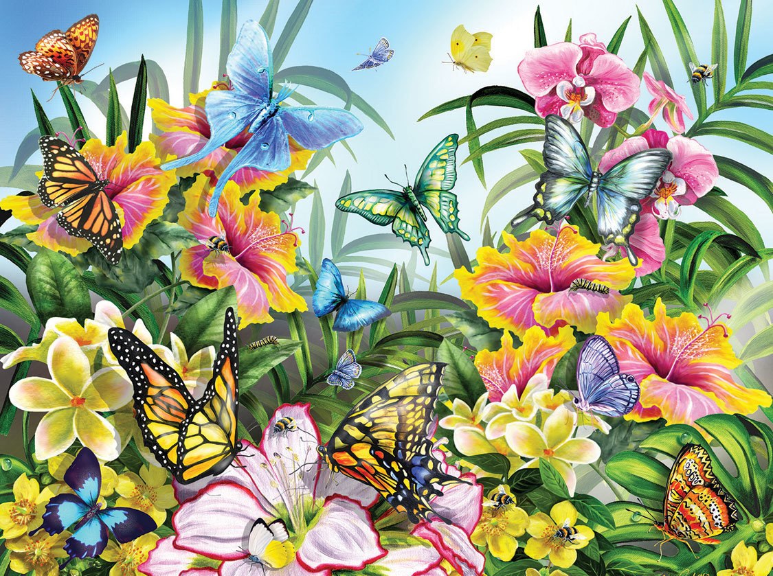 Garden Colors - 1000pc Jigsaw Puzzle by SunsOut