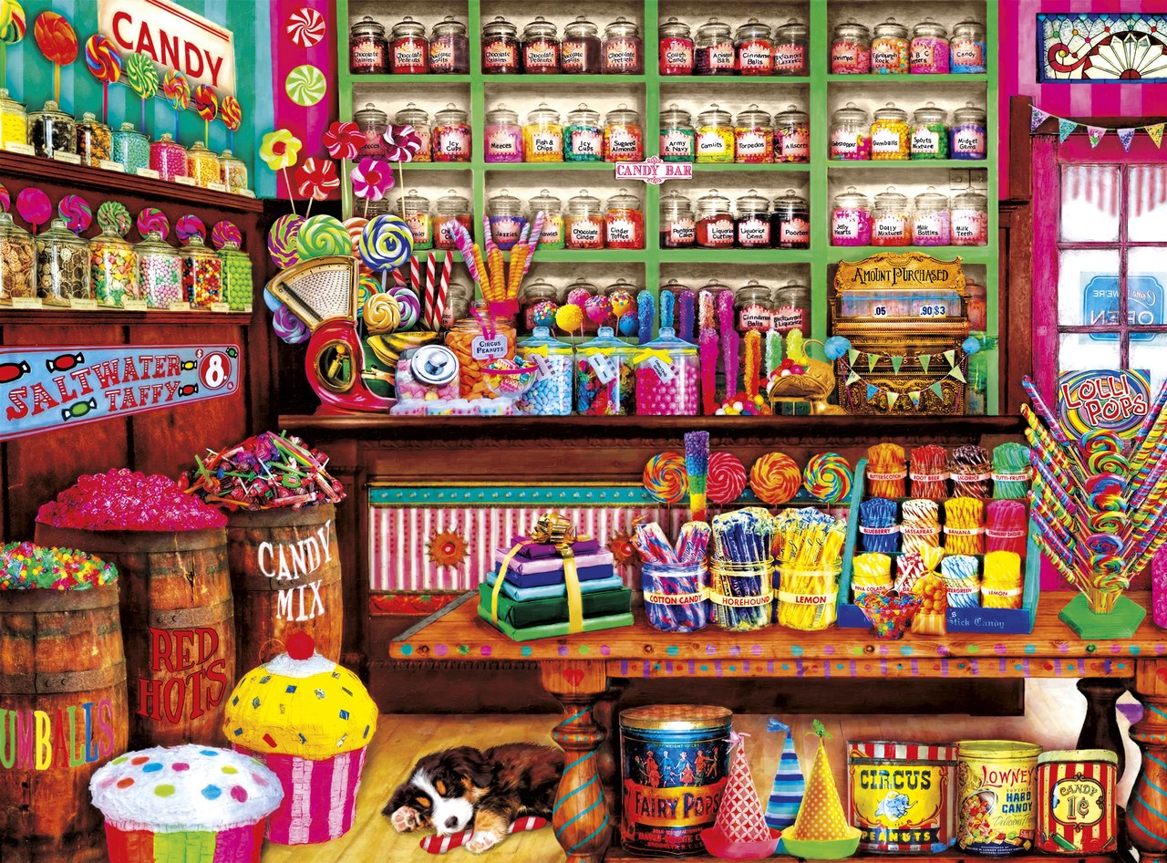 Aimee Stewart: Sweet Shop - 1000pc Jigsaw Puzzle By Buffalo Games