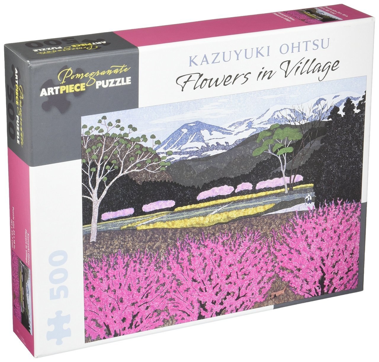 Ohtsu: Flowers in Village - 500pc Jigsaw Puzzle by Pomegranate  			  					NEW - image 2