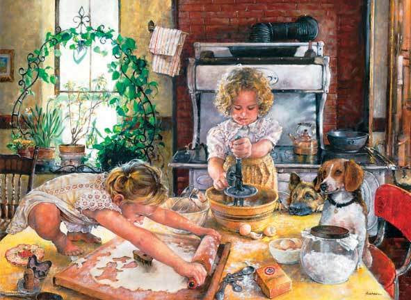 Baking Cookies - 1000pc Jigsaw Puzzle by Anatolian