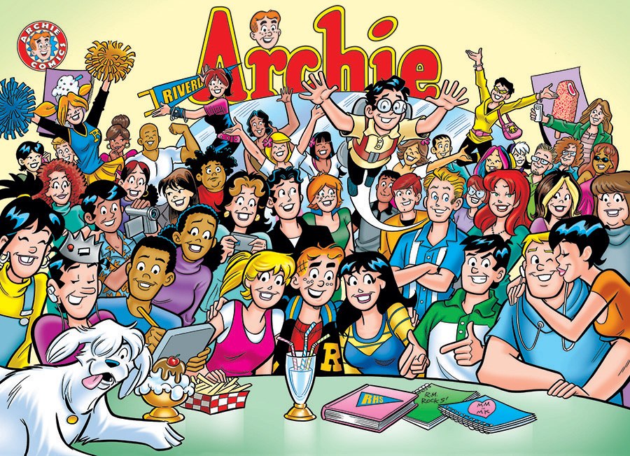 Archie: The Gang at Pop's - 1000pc Jigsaw Puzzle by Cobble Hill