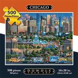 Chicago - 1000pc Jigsaw Puzzle by Dowdle - image 1