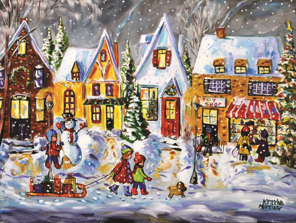 Mertikas: A December Evening - 750pc Jigsaw Puzzle By Standout Puzzles  			  					NEW