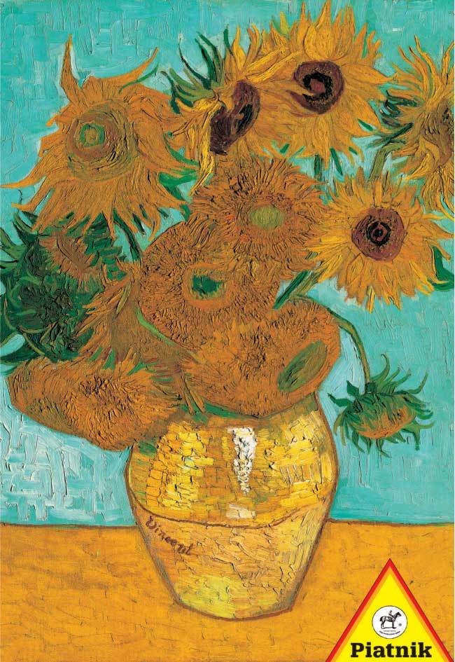 Vase with Sunflowers - 1000pc Jigsaw Puzzle by Piatnik