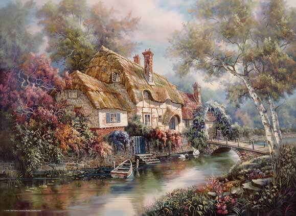Stonewall Cottage - 1000pc Jigsaw Puzzle by Anatolian