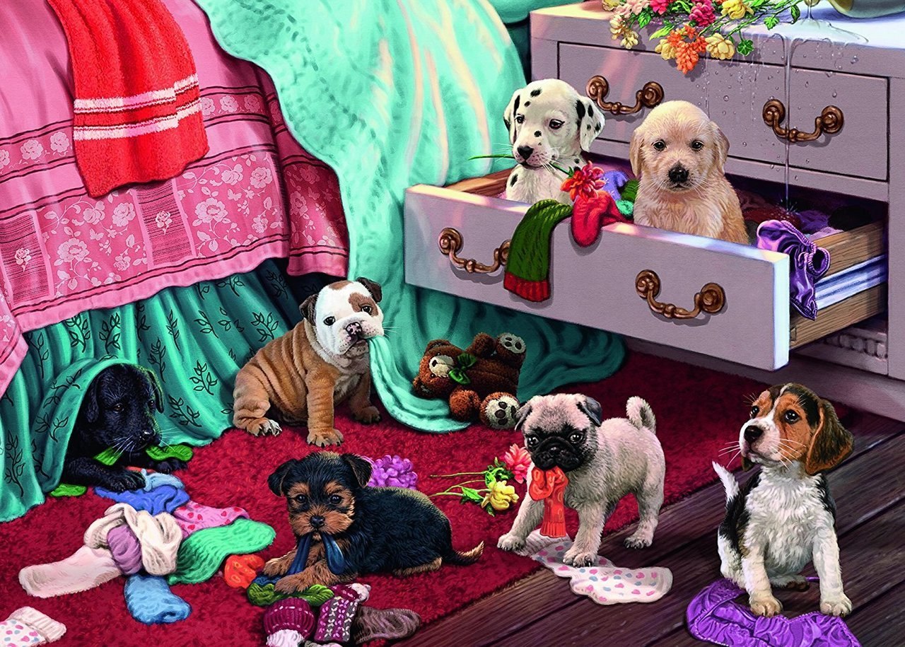 Mischief Makers - 300pc Large Format by Ravensburger  			  					NEW