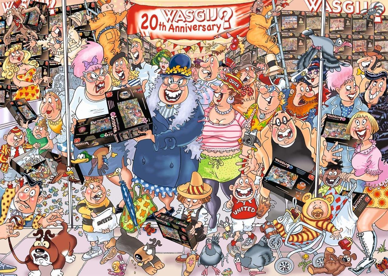 WASGIJ: Original 27, The 20th Party Parade! - 2x1000pc Jigsaw Puzzle By Jumbo  			  					NEW