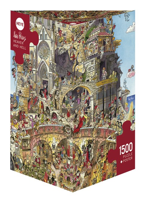 Prades: Heaven and Hell - 1500pc Jigsaw Puzzle By Heye  			  					NEW - image 1