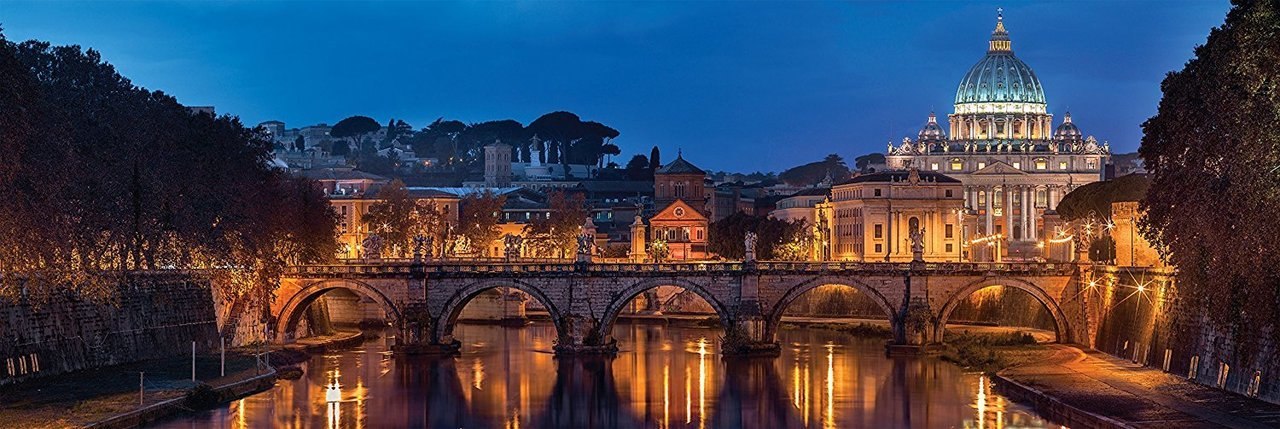 Rome (Panorama) - 1000pc Jigsaw Puzzle by Clementoni