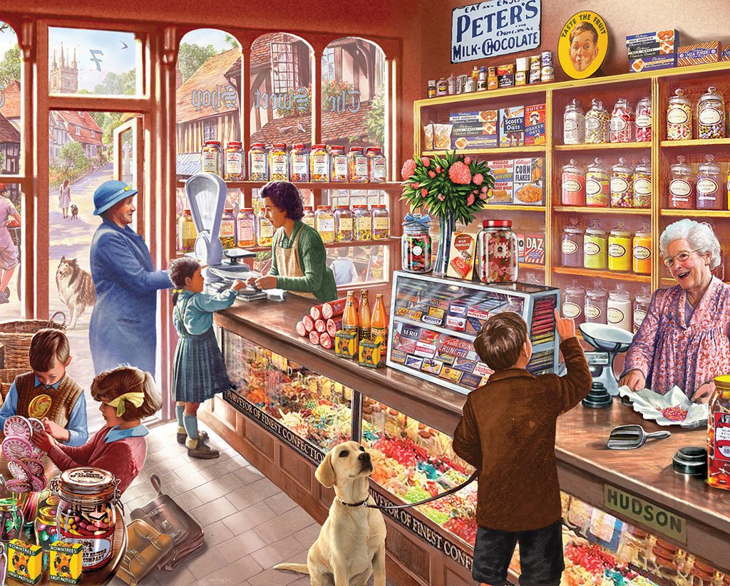 The Old Candy Store - 1000pc Jigsaw Puzzle By White Mountain
