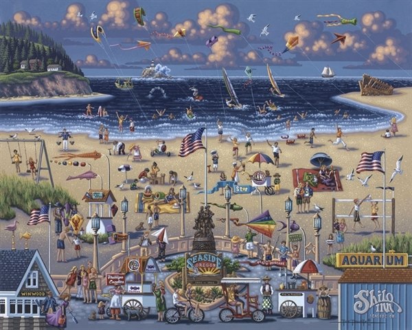 Seaside - 500pc Jigsaw Puzzle by Dowdle