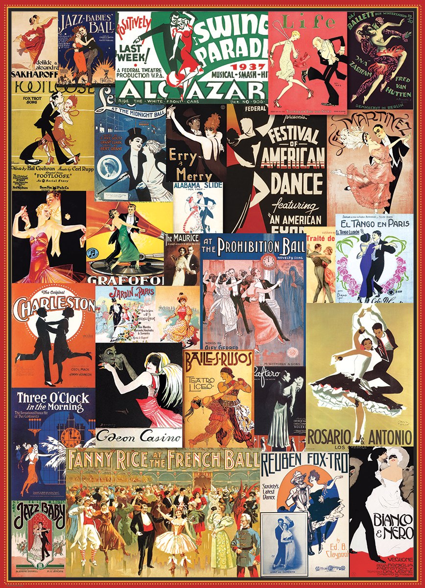 Ballroom Dancing - 1000pc Jigsaw Puzzle by Eurographics