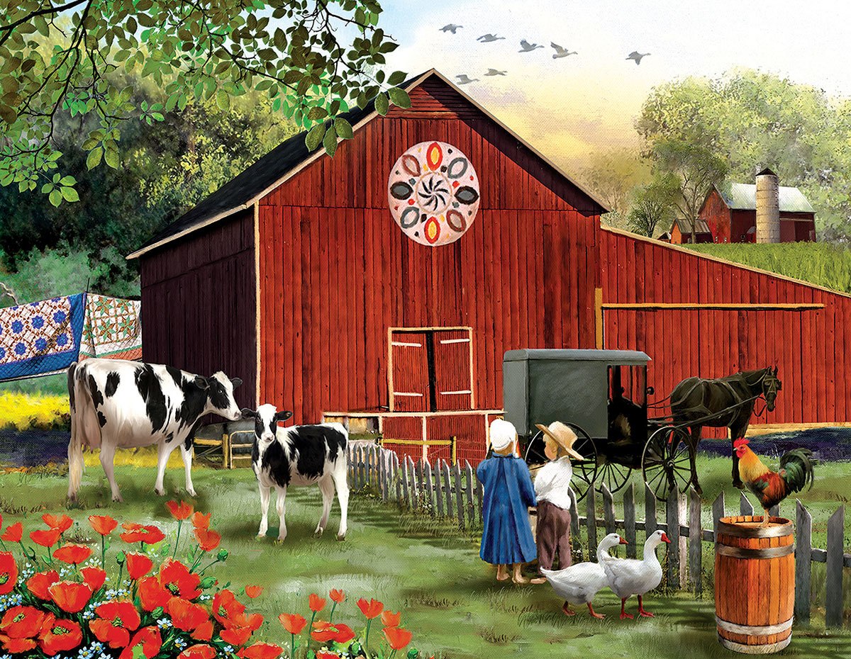 Serenity in the Country - 1000+pc Jigsaw Puzzle By Sunsout  			  					NEW