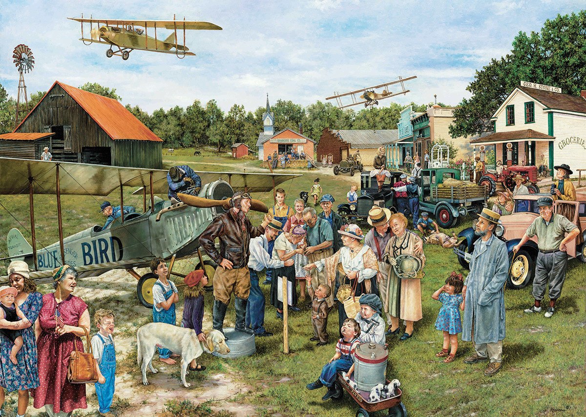Brabeau: Barnstormer - 1000pc Jigsaw Puzzle by Piatnik