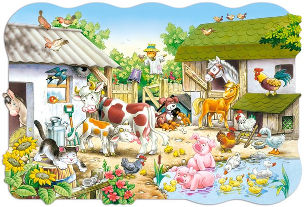 Farm - 20pc Jigsaw Puzzle By Castorland