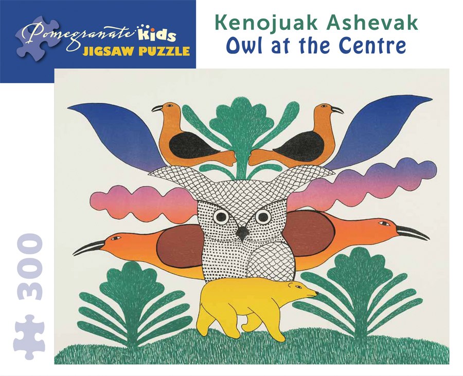 Ashevak: Owl at the Centre - 300pc Jigsaw Puzzle by Pomegranate