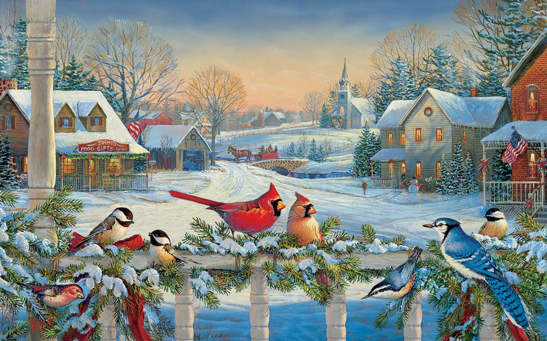Town Meeting - 300pc Large Format Jigsaw Puzzle by SunsOut