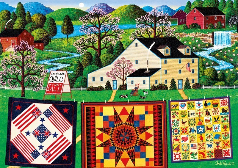 The Quiltmaker Lady - 300pc Jigsaw Puzzle by Buffalo Games