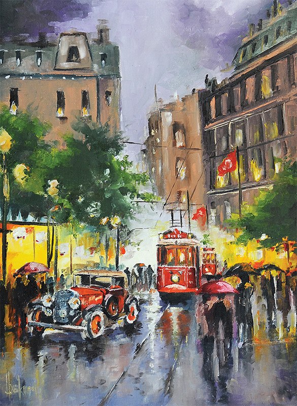 Istiklal Street, Istanbul - 1000pc Jigsaw Puzzle by Anatolian