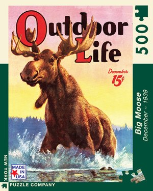 Big Moose - 500pc Jigsaw Puzzle by New York Puzzle Co.