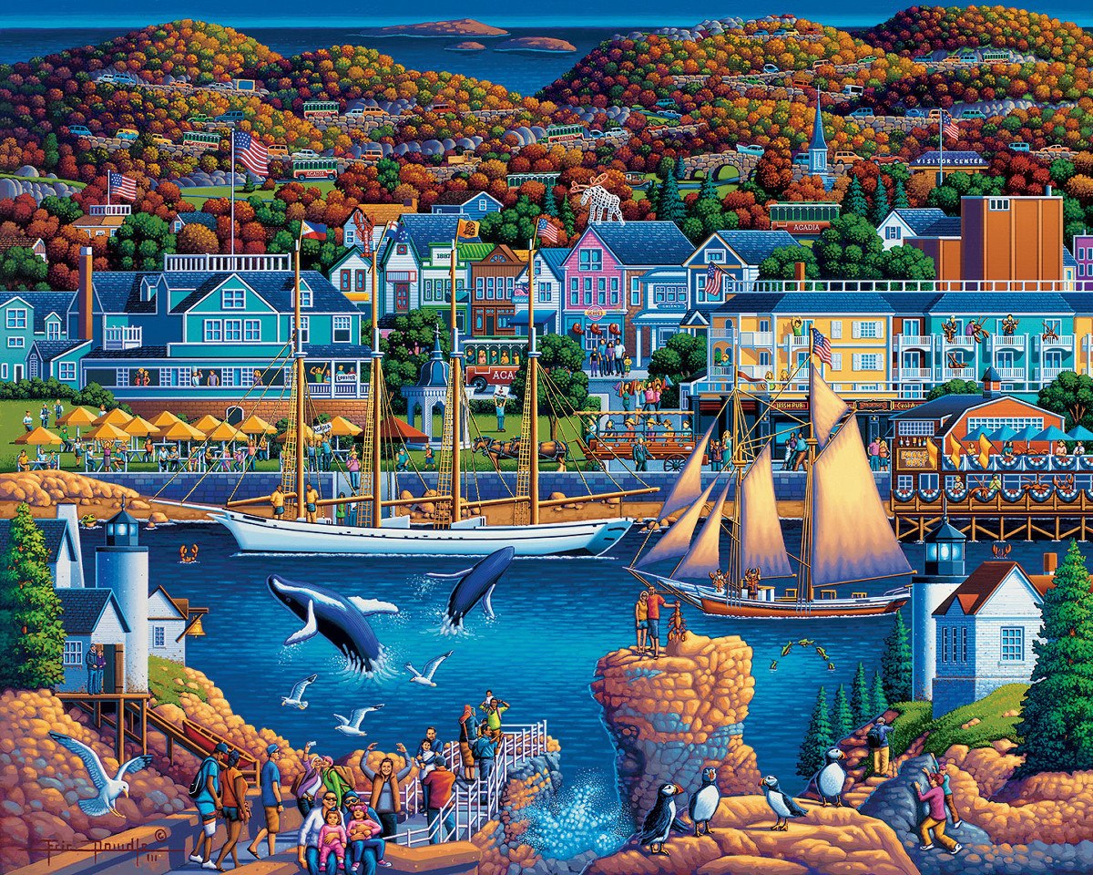 Acadia National Park - 500pc Jigsaw Puzzle by Dowdle  			  					NEW - image main